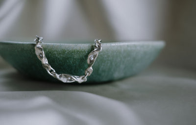 Zarte Perlenarmbänder | Massive Armbänder aus Silber