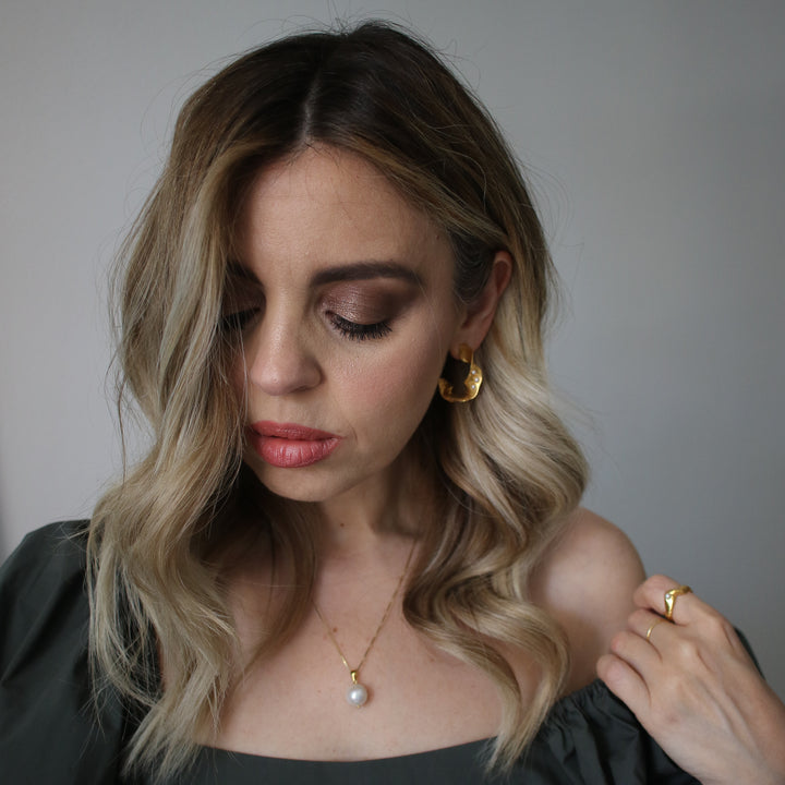 GJERDE // Ring mit kleiner Süßwasserperle