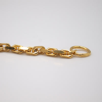 VIKJA // Armband aus vergoldetem Sterlingsilber mit groben Gliedern