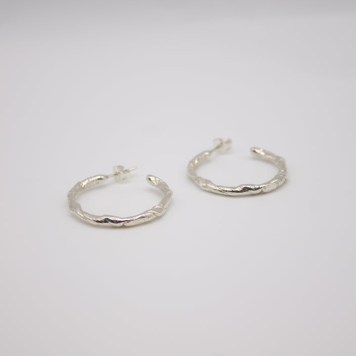 FEVIK // Large hoop earrings gold-plated