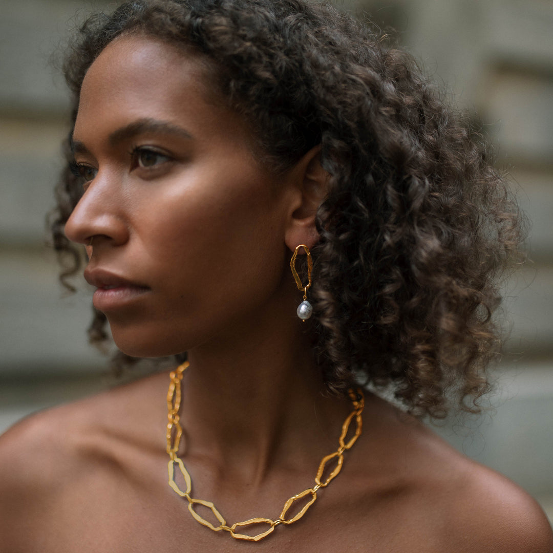 LINDALEN // Statement necklace gold-plated