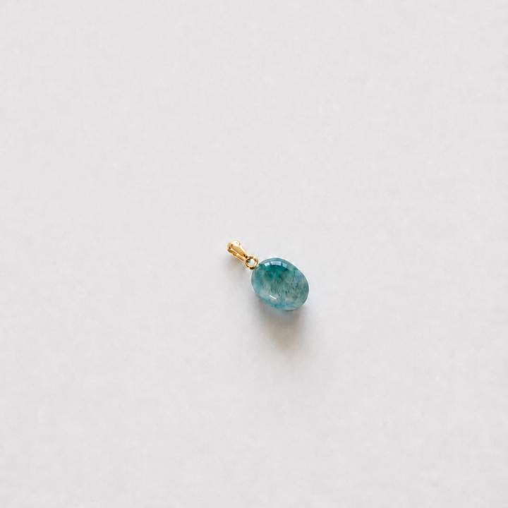 HAVLYS //  Larimar-Edelstein als Anhänger (ohne Kette)