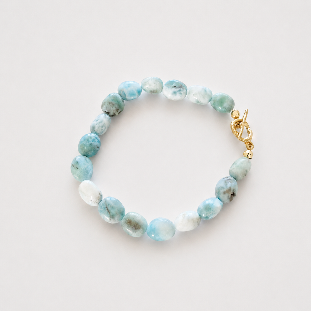 HAVLYS // Armband mit Larimar-Edelsteinen
