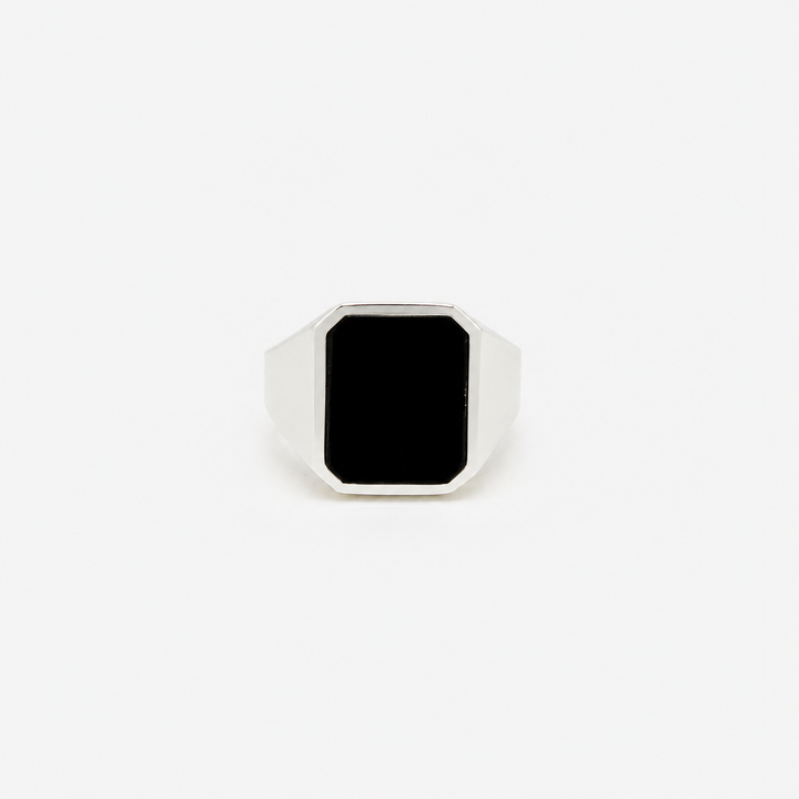 GRANKLINT // Siegelring mit schwarzem Onyx