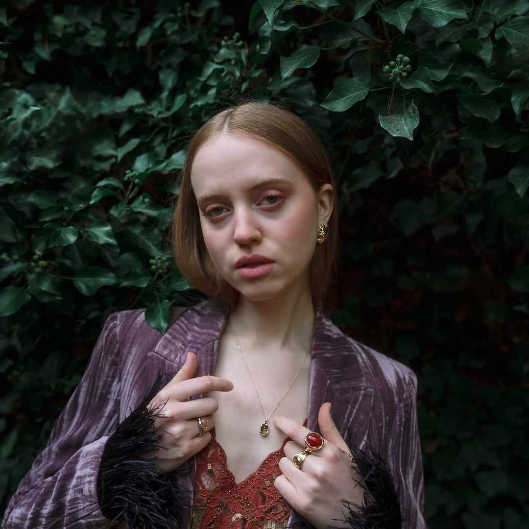 NYMÅNE // Ring mit Karneolstein