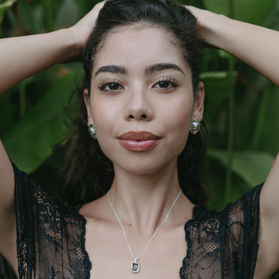 AFTENSTJERNE // Ankerkette mit Rauchquarz