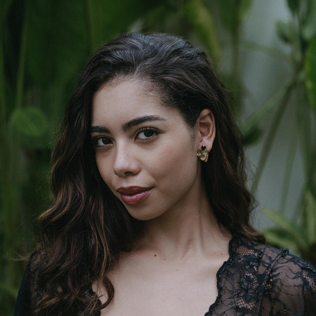 LYSÅR // Ohrstecker mit Rauchquarz