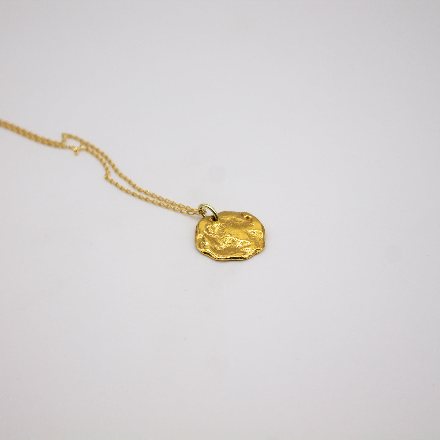 NORDDAL // Anchor chain with pendant gold-plated 