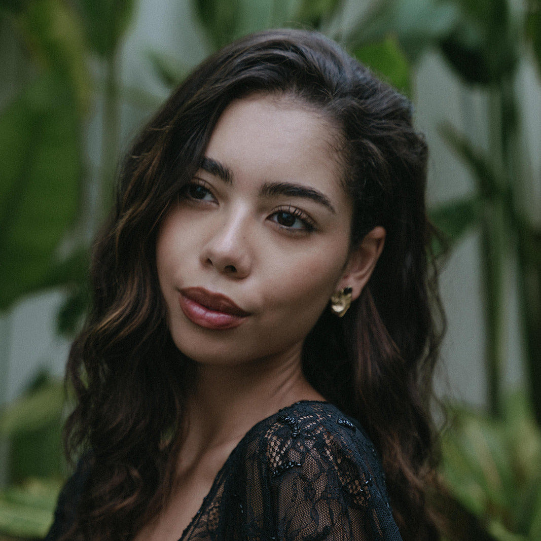 LYSÅR // Ohrstecker mit Rauchquarz