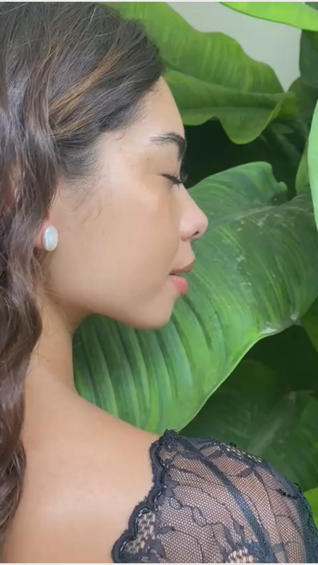 NOVA // Ohrstecker mit Süßwasserperle