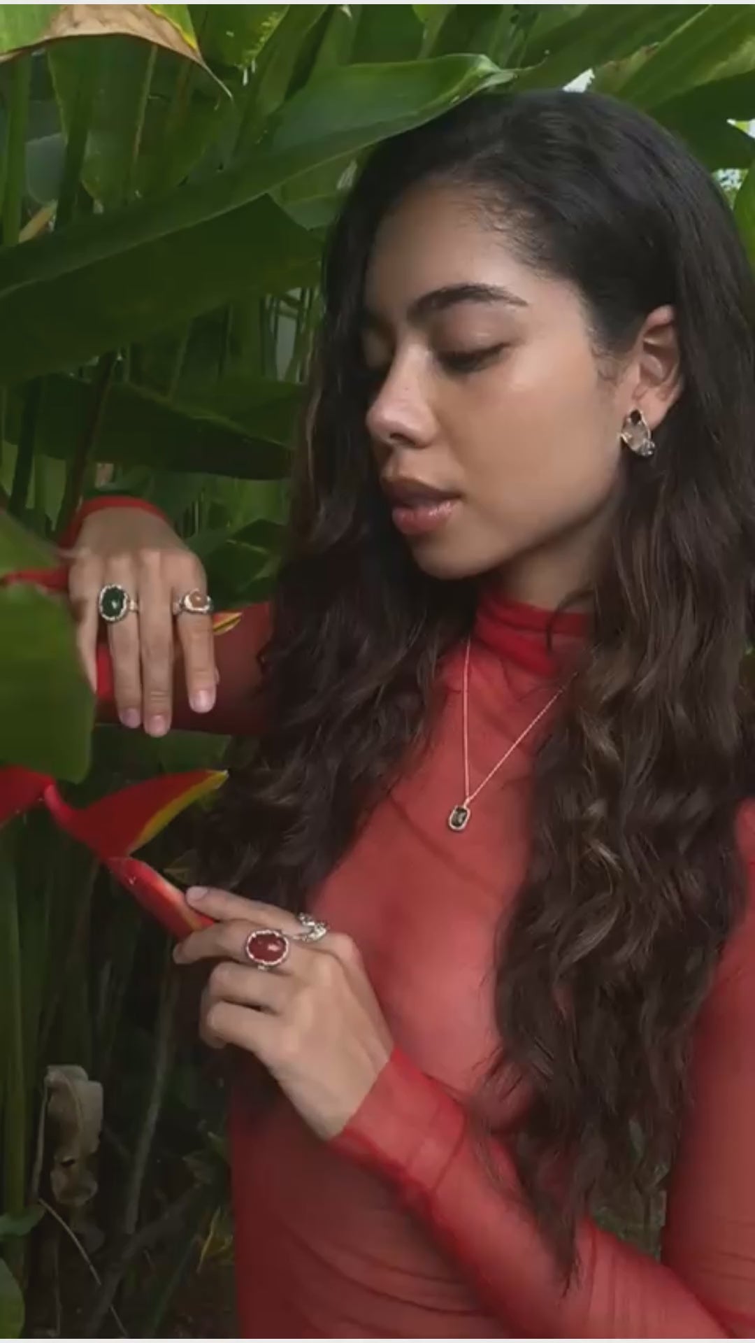 NYMÅNE // Ring mit Jadestein