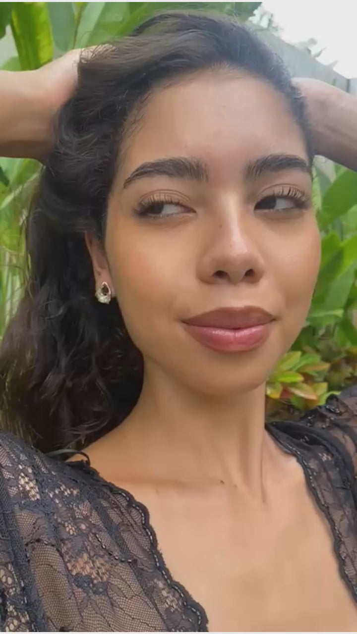 STJERNETID // Ohrstecker mit Rauchquarz