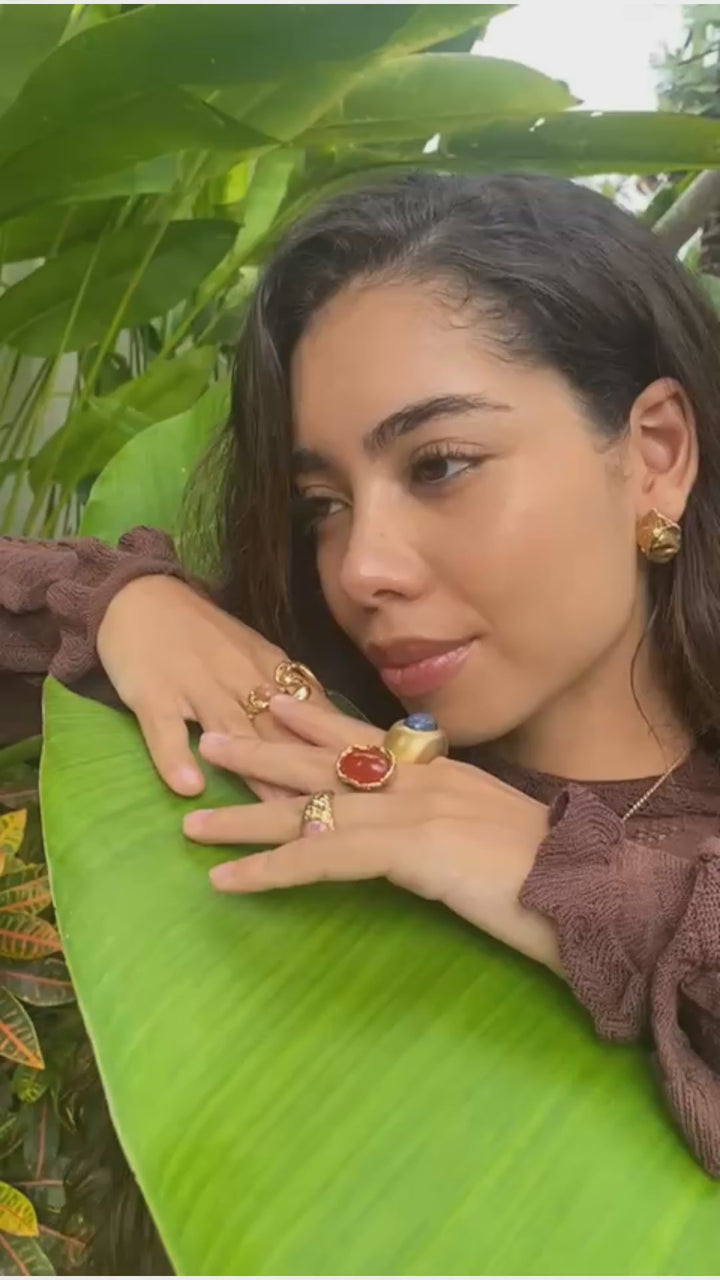 NYMÅNE // Ring mit Karneolstein