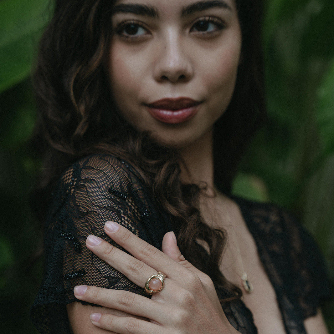 MÅNE // Ring mit Mondstein