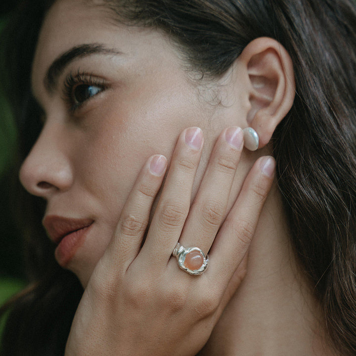 MÅNE // Ring mit Mondstein