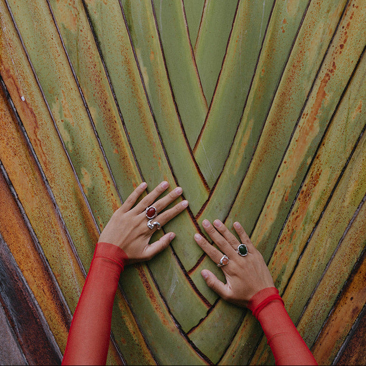 NYMÅNE // Ring mit Karneolstein