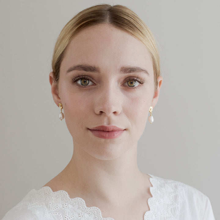 Schmuckset // FALKEVIKA Ohrringe x FILICUDI Halskette vergoldet