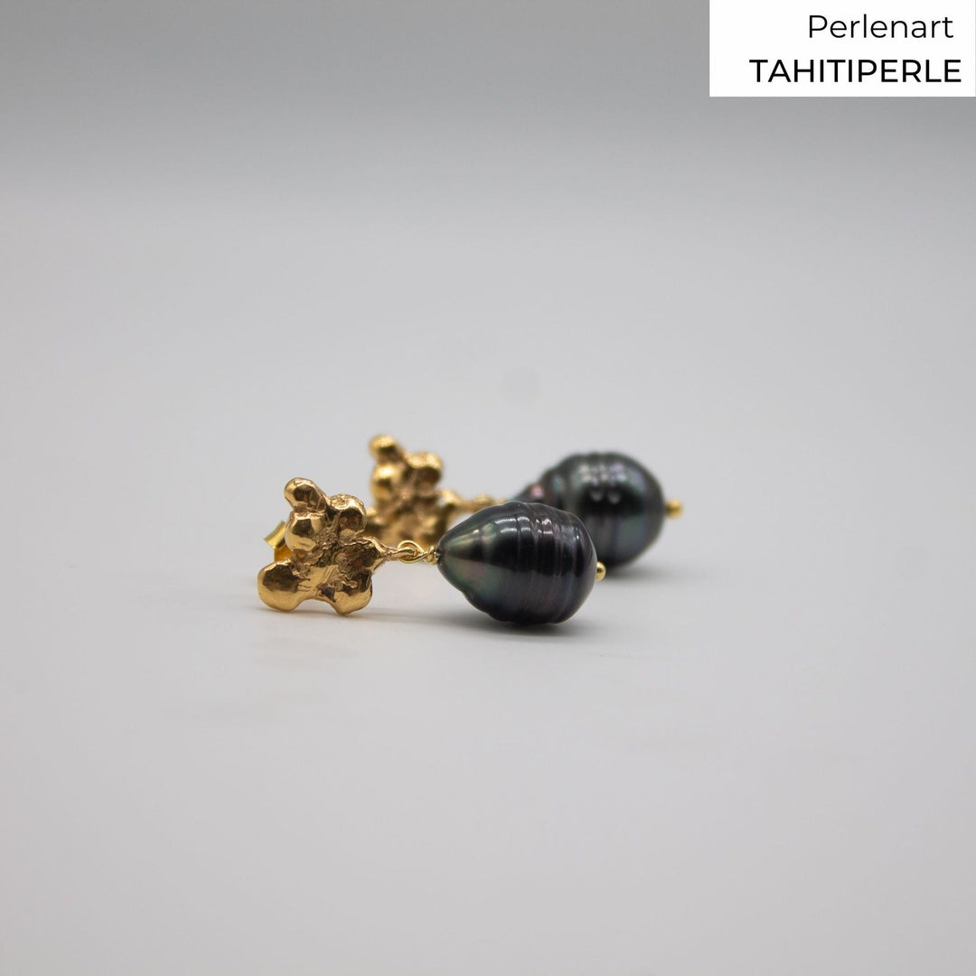 Schmuckset // FJELLSTRAND Midnight Ohrringe x NYTORP Halskette vergoldet