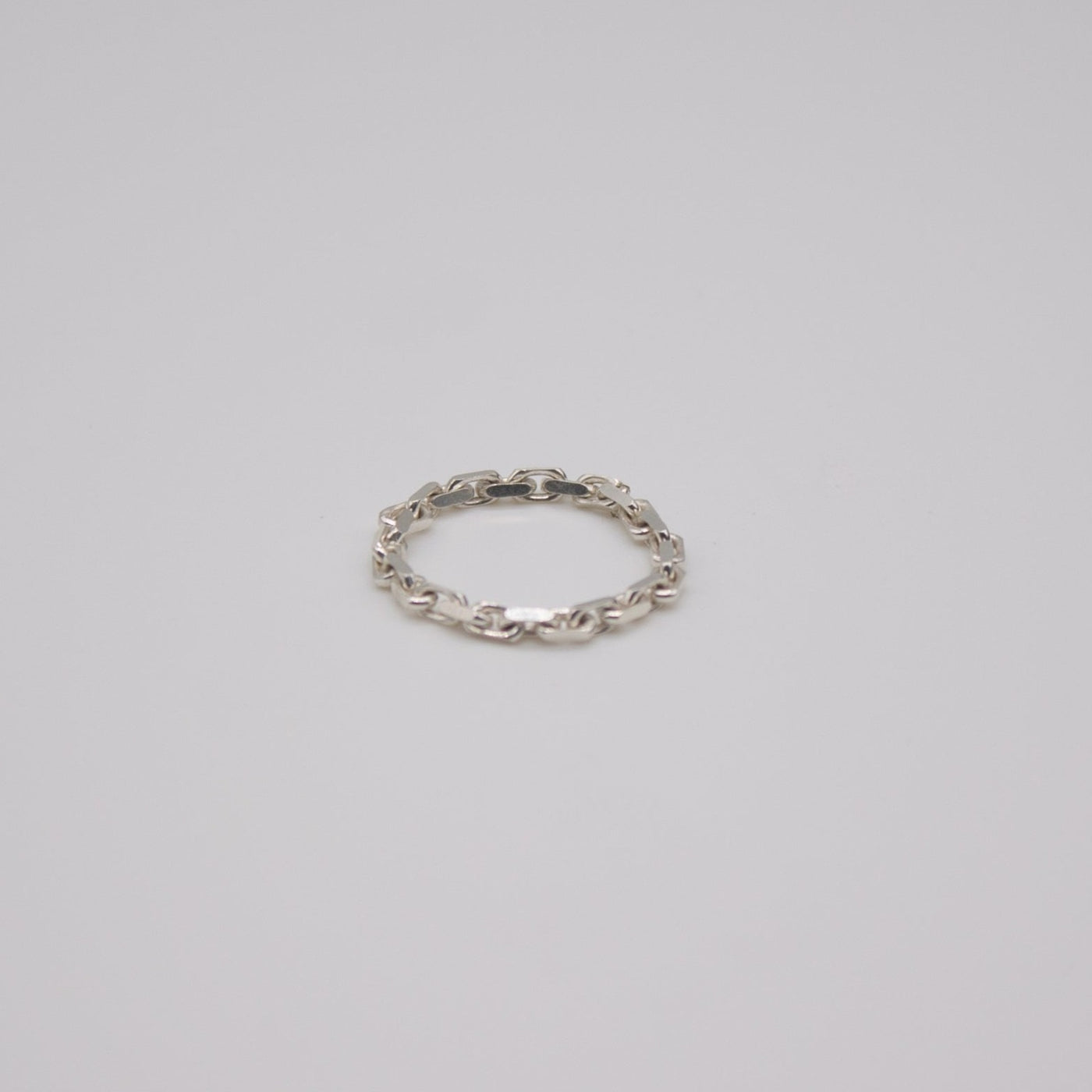 REYKJA // chain ring made of sterling silver with fine links