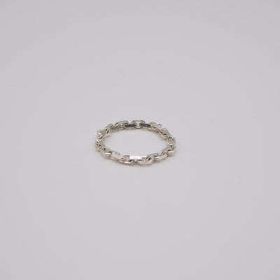 REYKJA // chain ring made of sterling silver with fine links