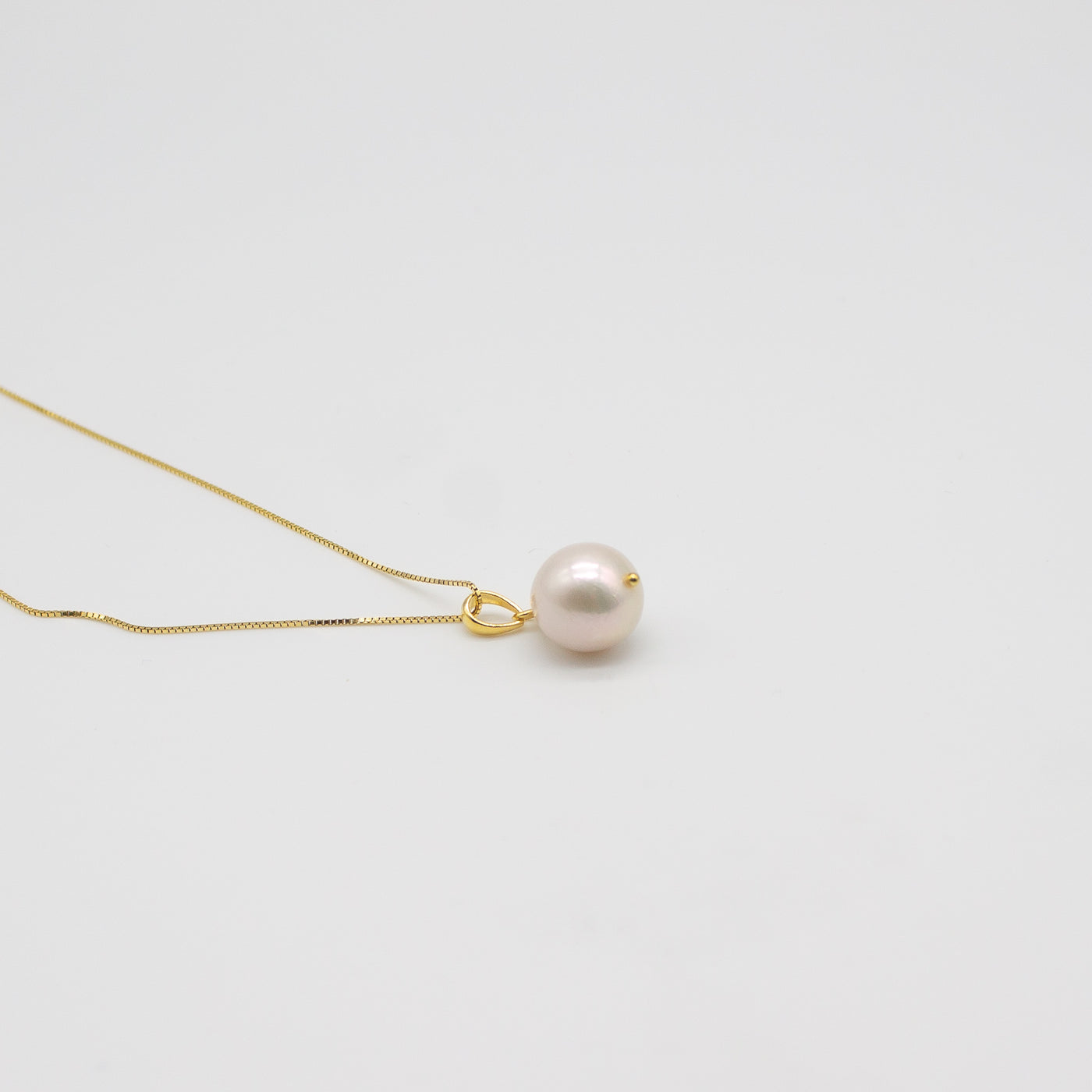 FILICUDI // Gold-plated necklace with baroque pearl