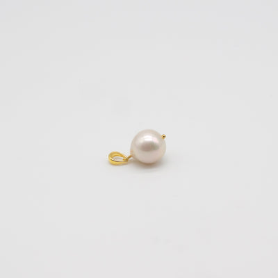 FILICUDI // Gold-plated pendant with a small baroque pearl (without chain)
