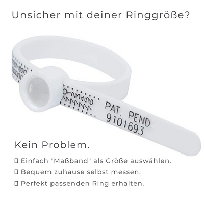 Determine your ring size -&gt; ring measuring tape
