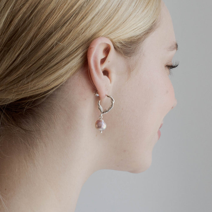 Jewelry set // MILBAKKEN earrings x SVELVIK necklace in silver